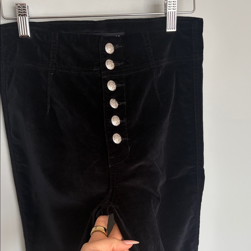 Veronica Beard black velvet pants - Picture 5 of 7